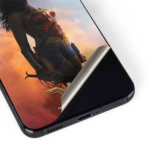 DC Comics Wonder Woman Movie Poster Stance Pose Galaxy S22 Plus Skin